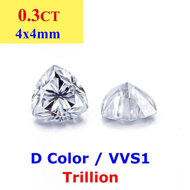 0,3CT-4x4mm-D Colore VVS1