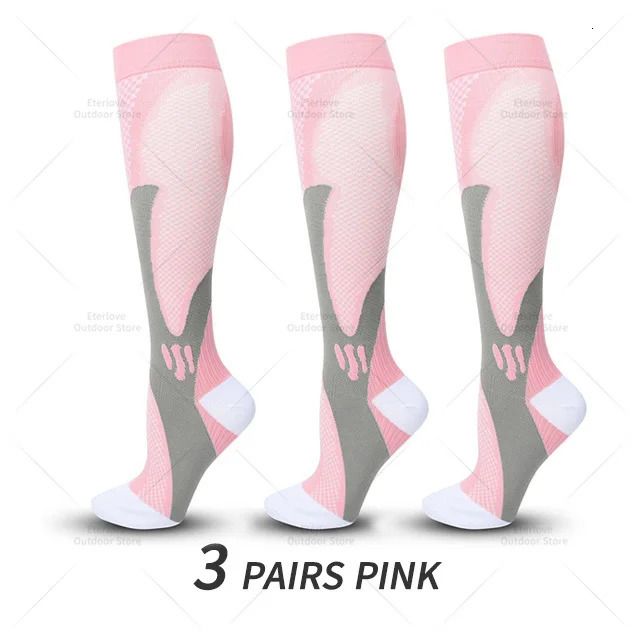 3 pairs pink