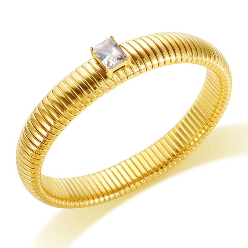 8 Bangle d'oro da 10 mm B B