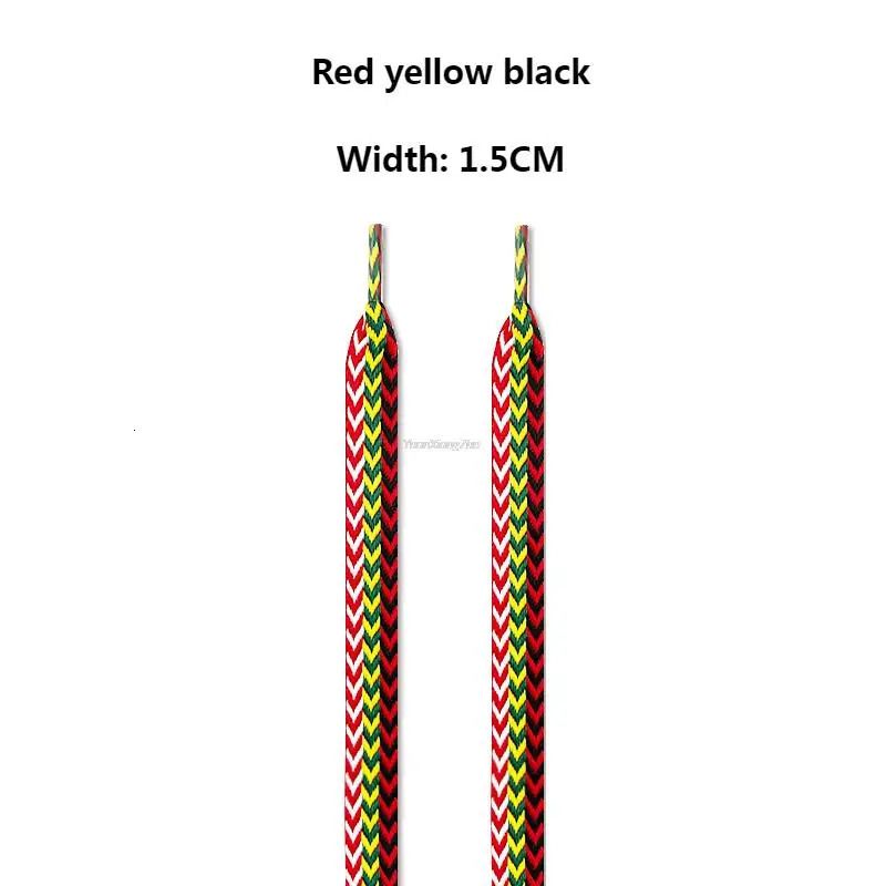 1.5 Röd gul svart-140 cm