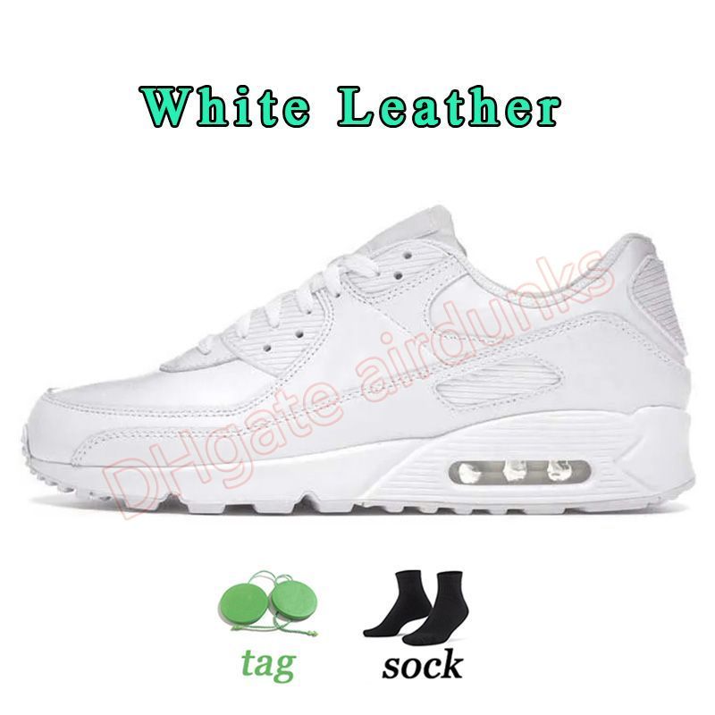 A36 36-46 White Leather