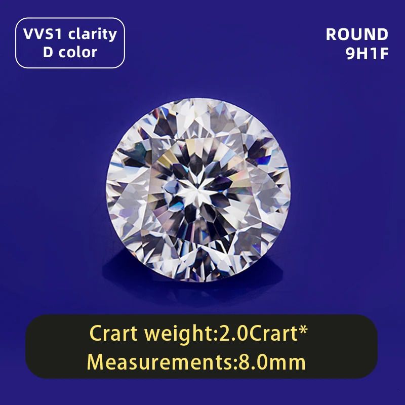 VVS1 8,0 mm (D2.00ct)