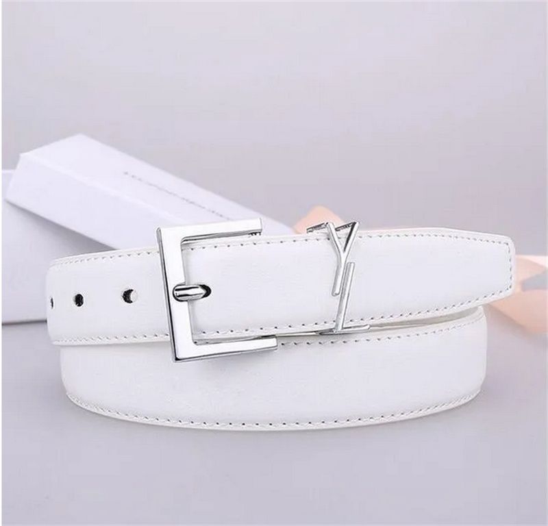 White belt + silver buckle