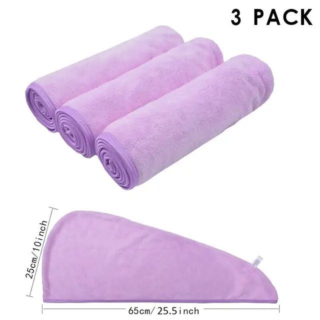 Purple-3PCS-25CMX65CM