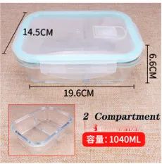 1040ml with 2 Compartment