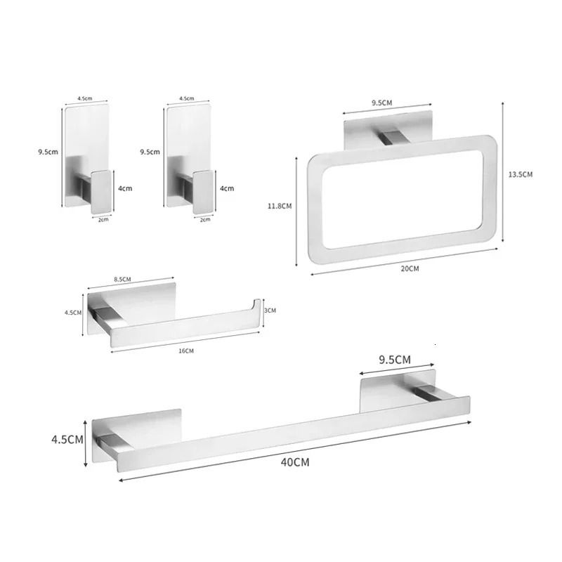 Ensemble argent 5pcs