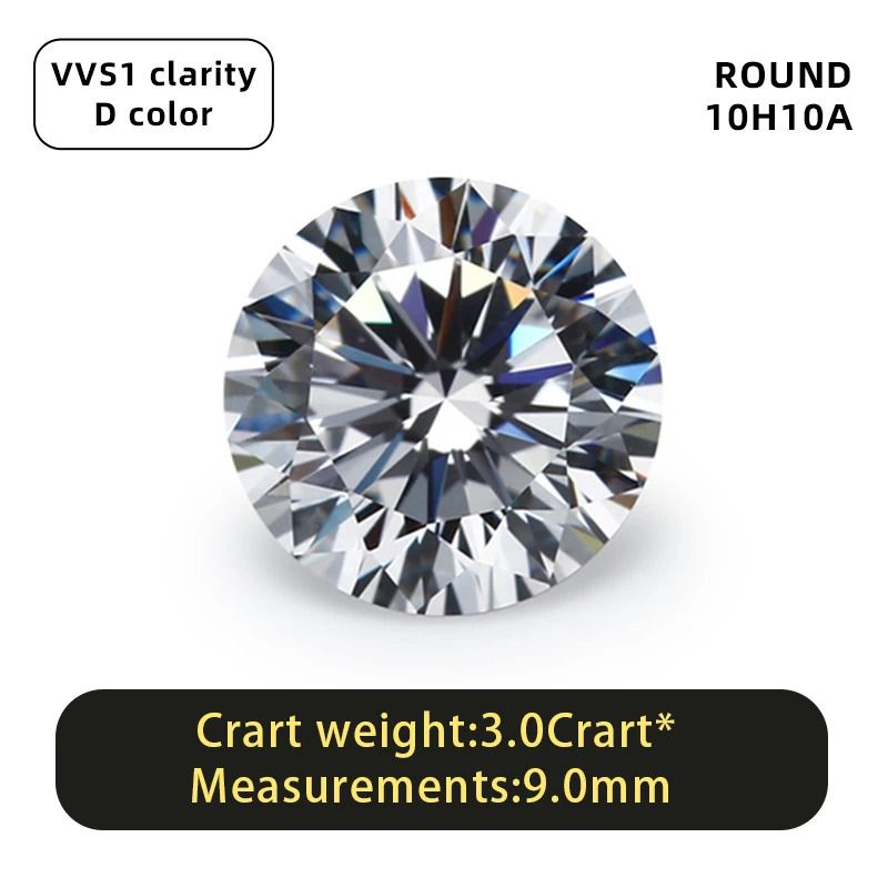 VVS1 9.0mm (D3.00CT)