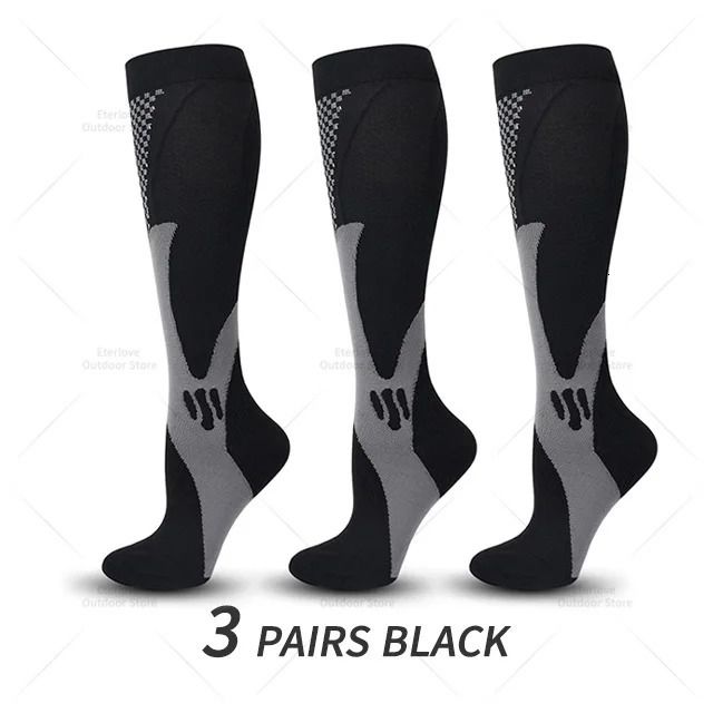 3 pairs black