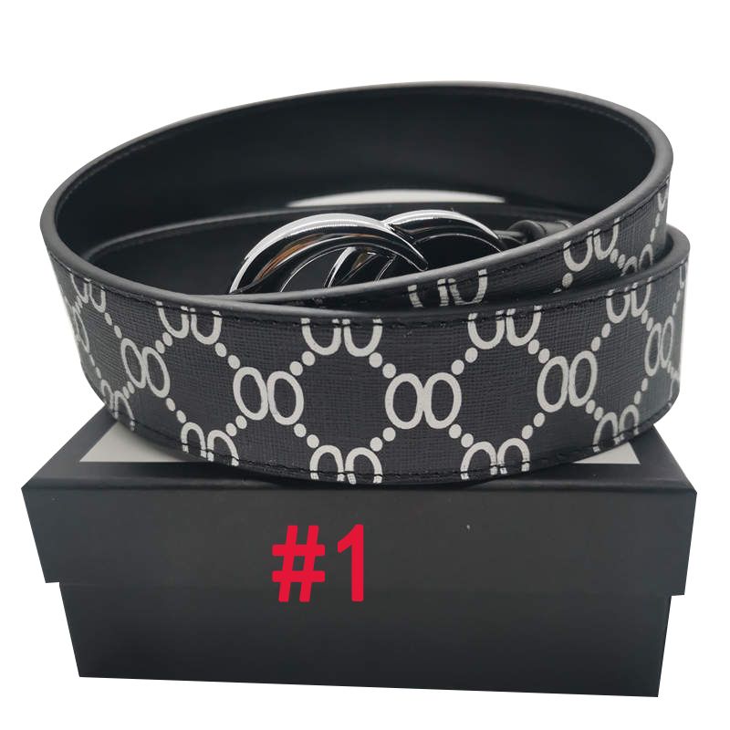 #1 Silver buckle + black belt