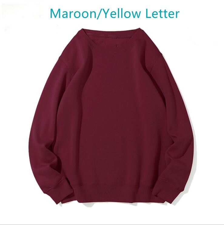 Maroon/Yellow Letter