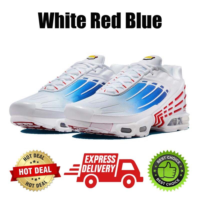 #25 White Red Blue