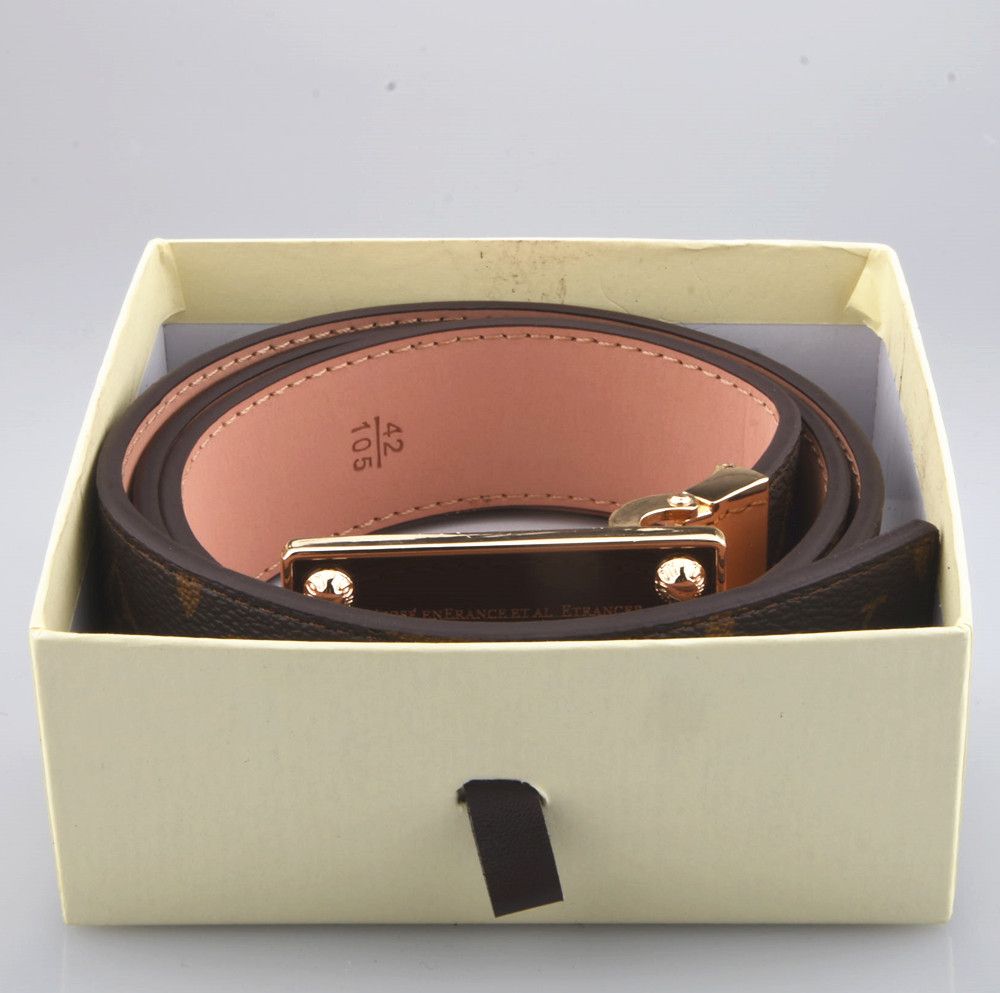 Letter Brown Belt + Brown Buckle