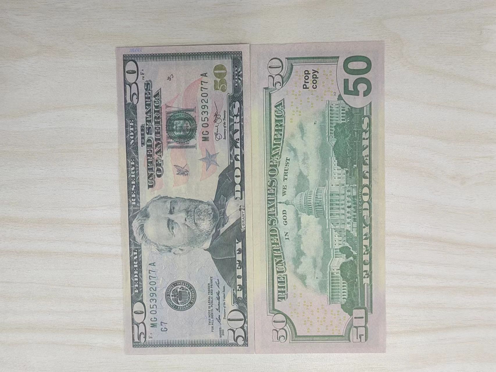 Versão antiga de US $ 50