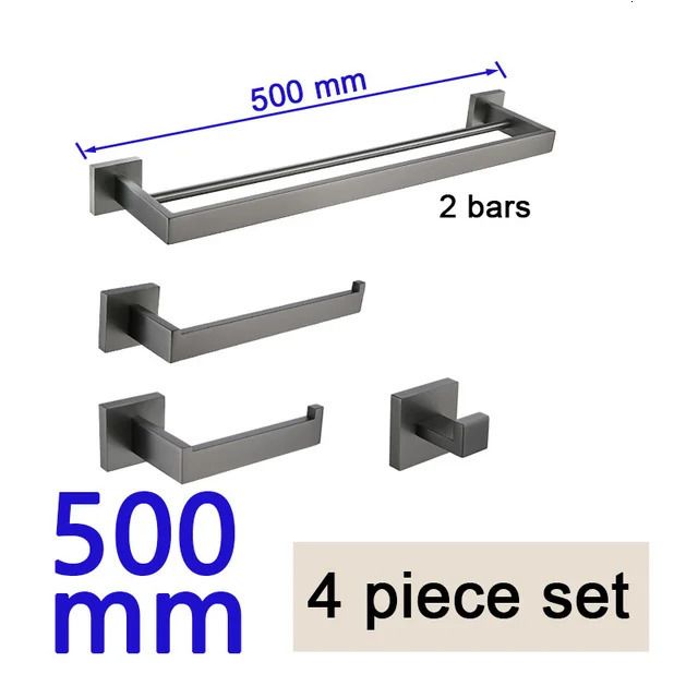 2 Bars Set 50cm