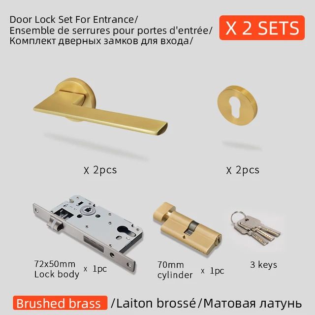 Entrance x 2 Sets-50mm-72mm