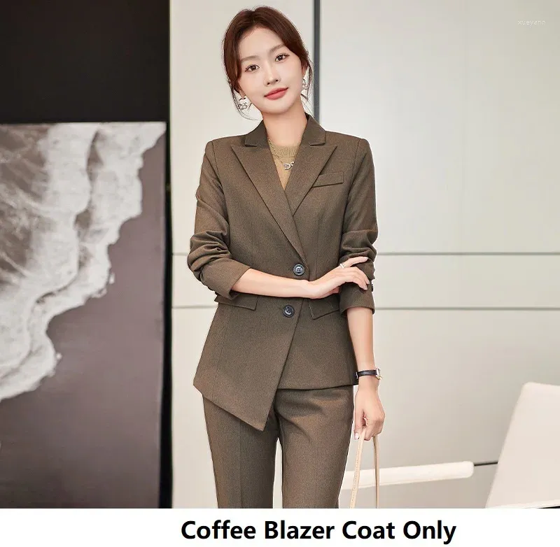 Coffee Blazer Coat