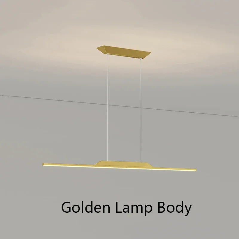 Corps de lampe doré blanc chaud longueur 80 cm