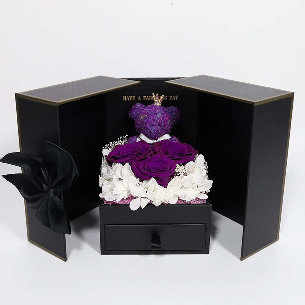 Black Box Double Door Sweet Bear Purple