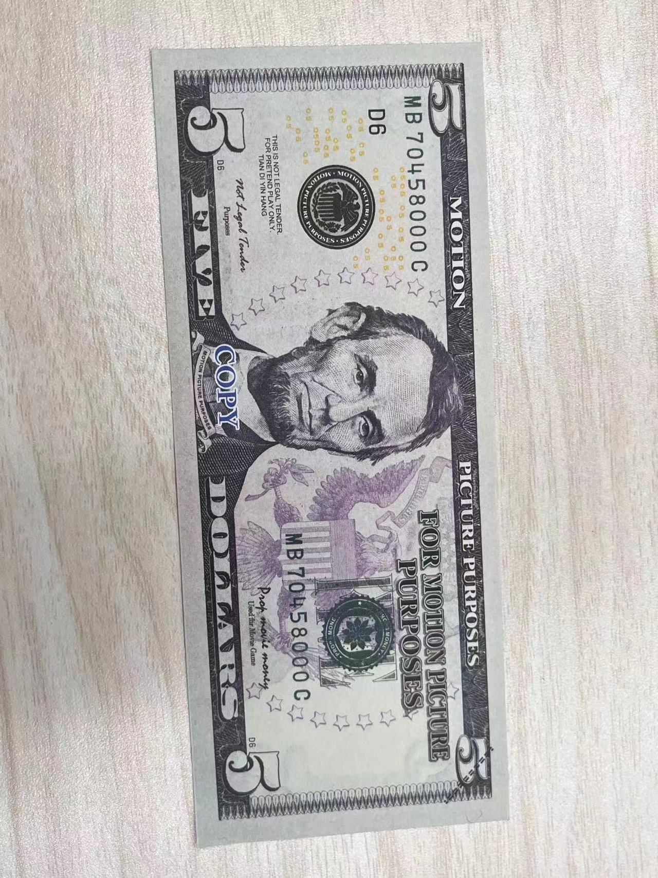 5 dollars