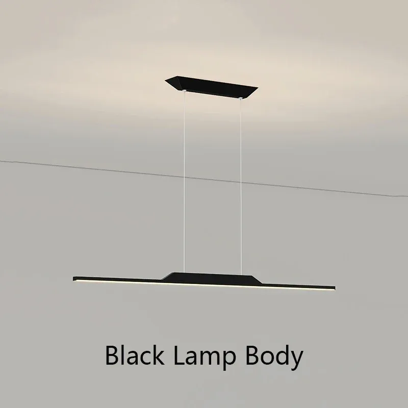 Corps de lampe noir blanc chaud longueur 80 cm