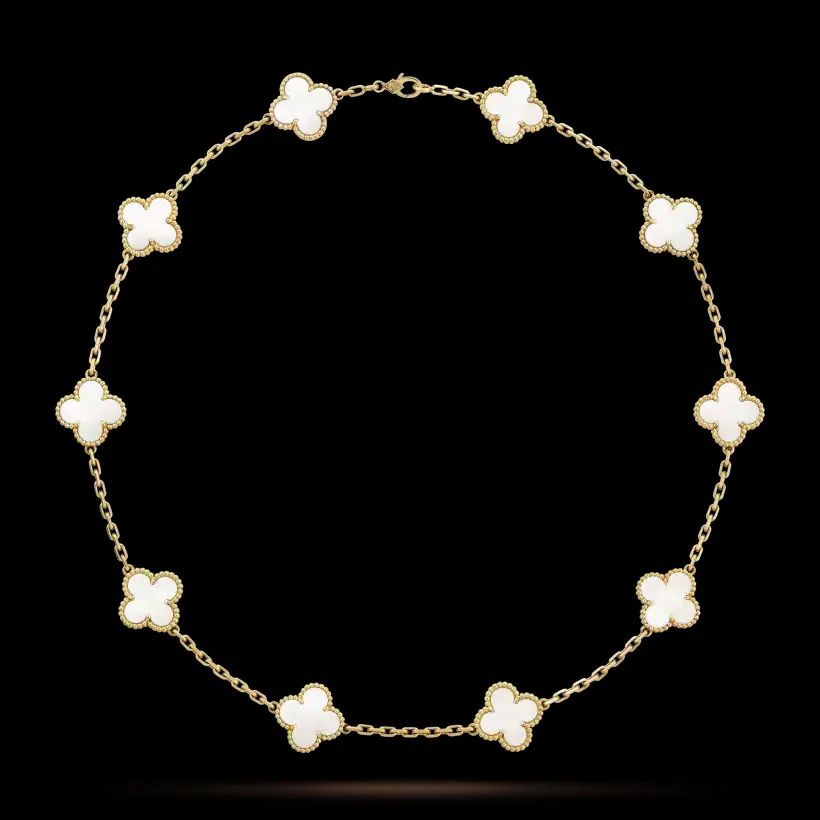 Halsband C1- 10 blommor