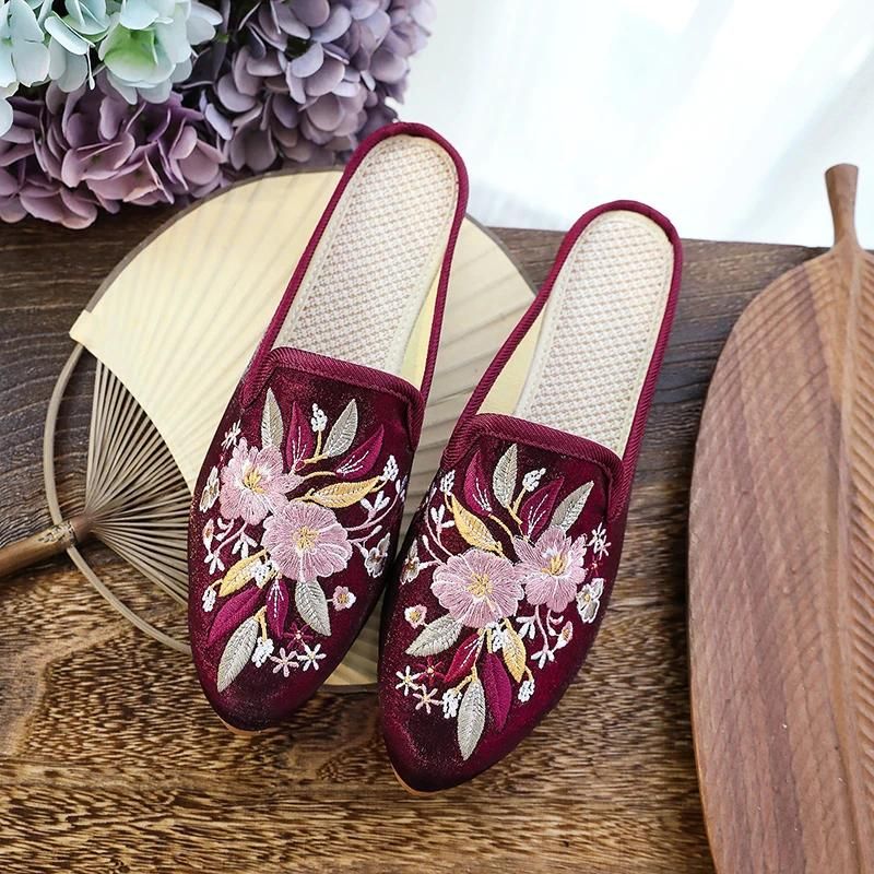 Wine Red Slipper