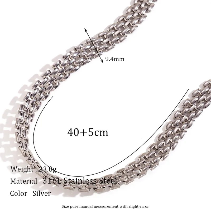 Silverhalsband