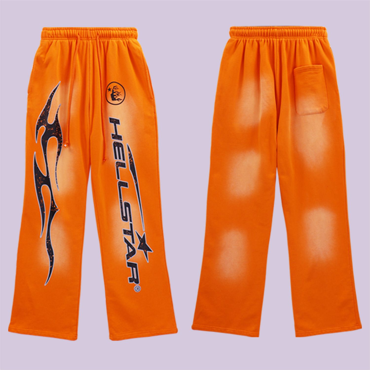 Orange  Pants