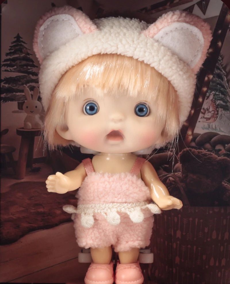 10 cm BJD Doll-culo e vestiti4