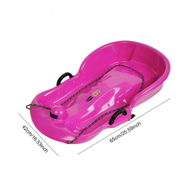 Pink Snow Sled