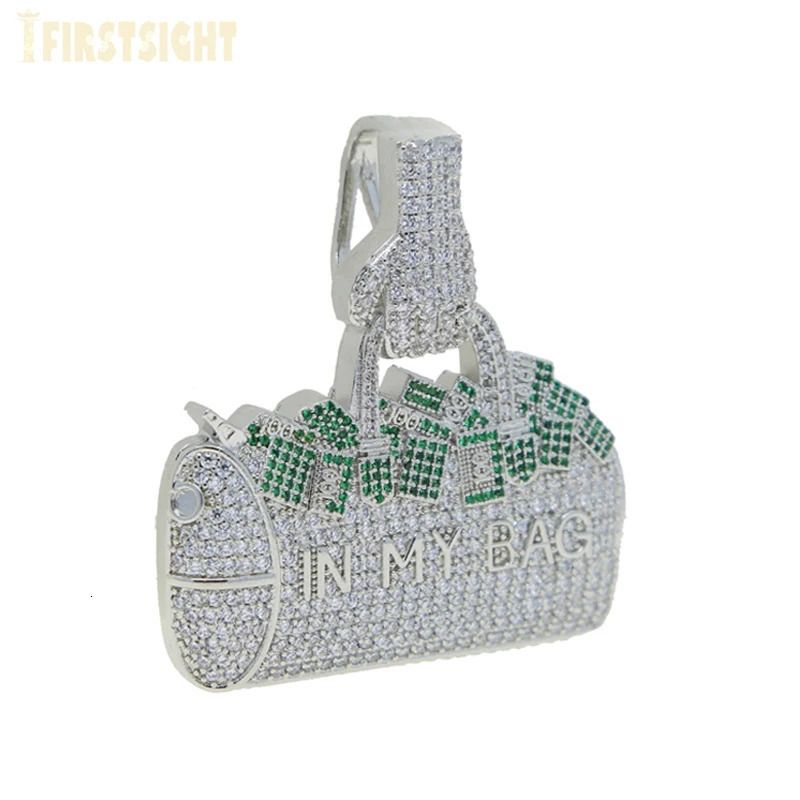 Money Bag-Silver-Rope Chain 61cm