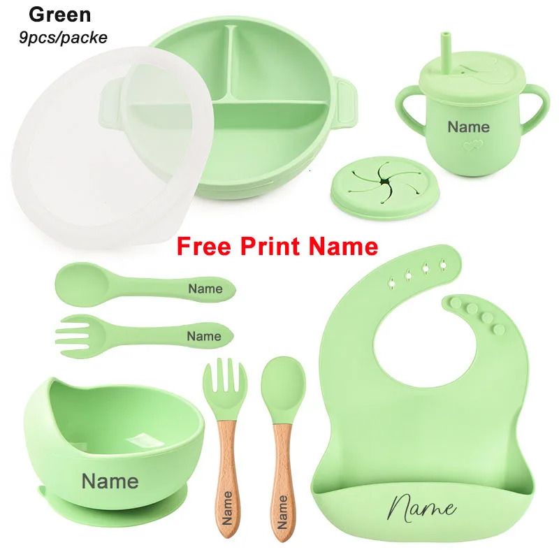 Green 9 Pcs