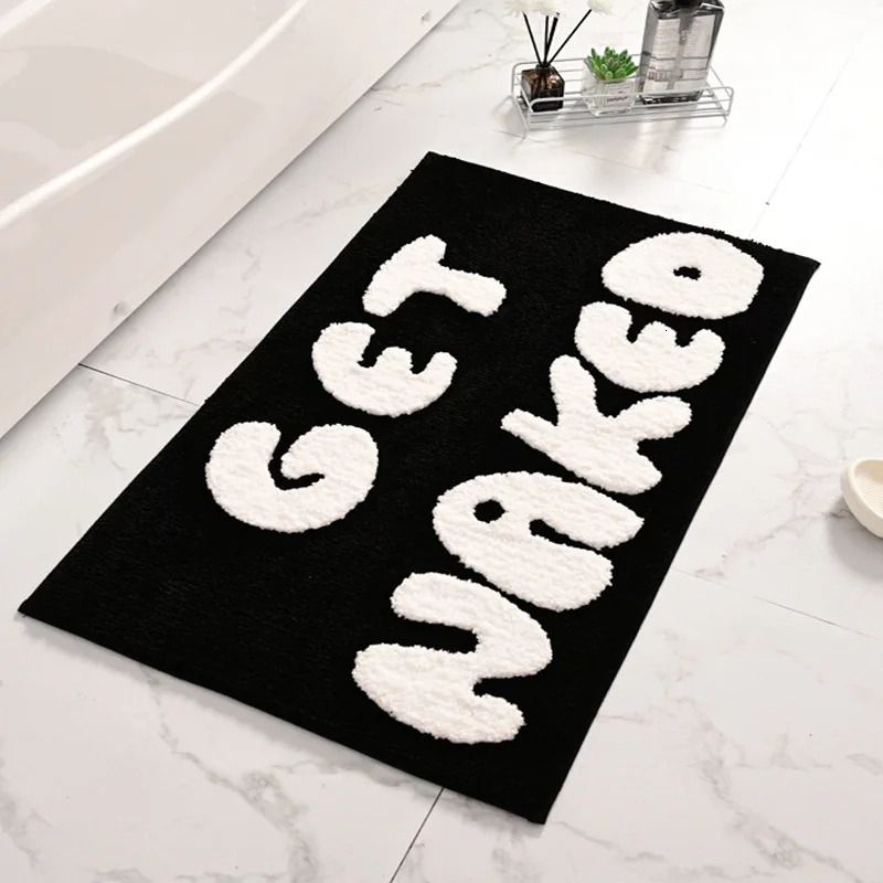 Get Naked-black-50x80cm Mat