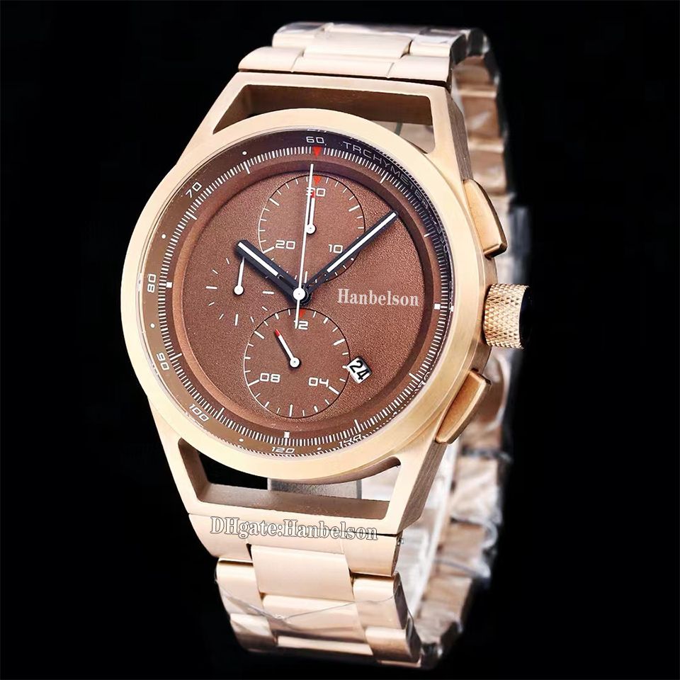 rose gold Brown dial