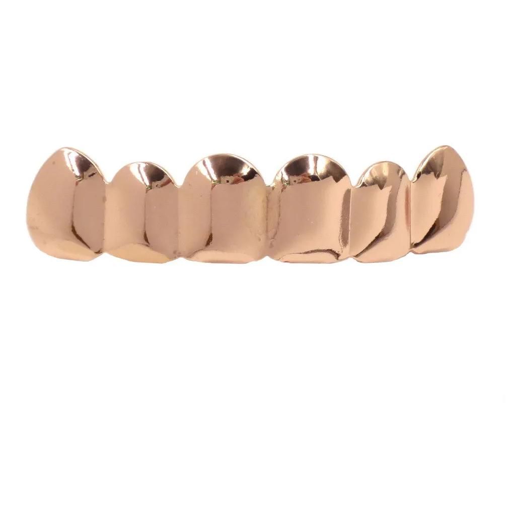 Rose Gold Flat Upper Teeth