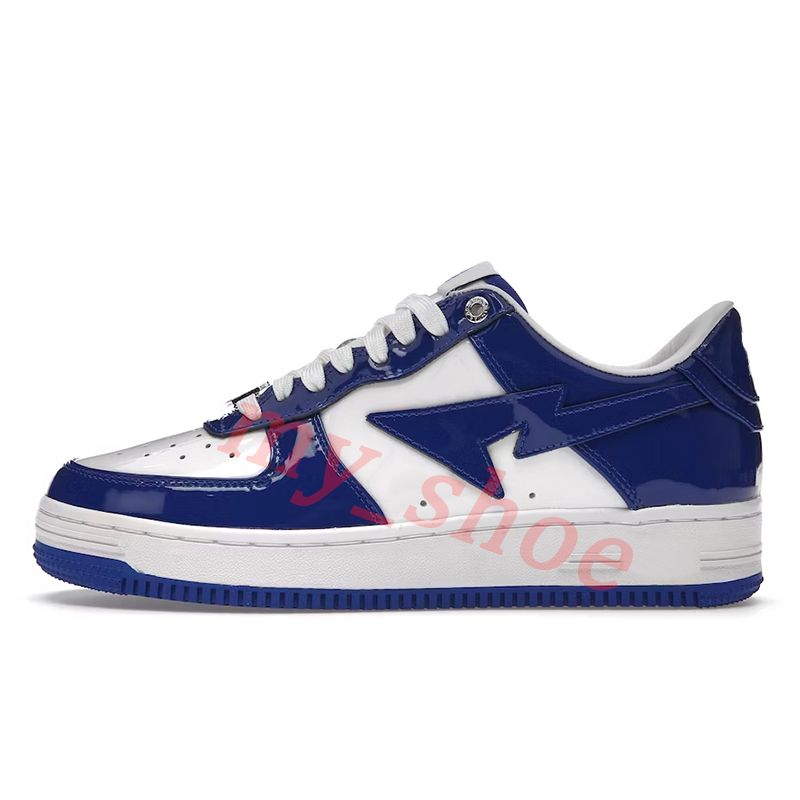 # 36-47 Patent Leather White Blue