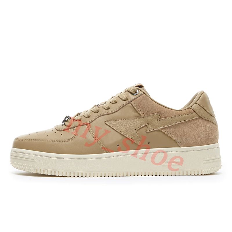 36-46 Niedriges Wildleder-Ferse Beige