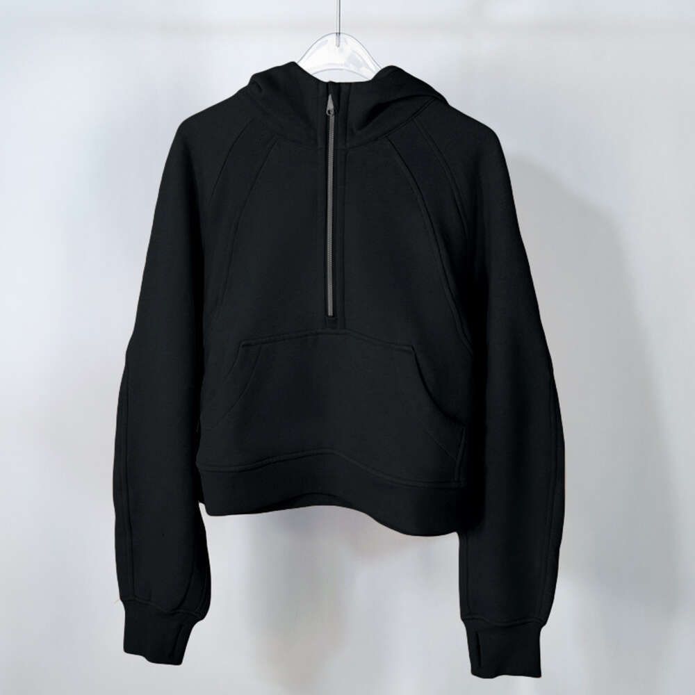 Black 039 Half Zip Sweater