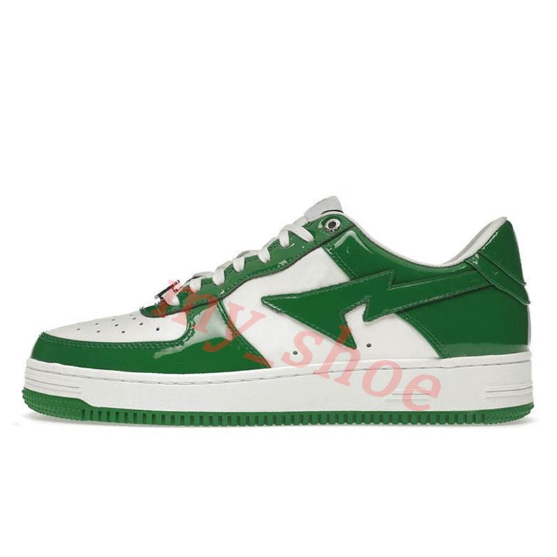 # 36-47 Patent Leather Green White