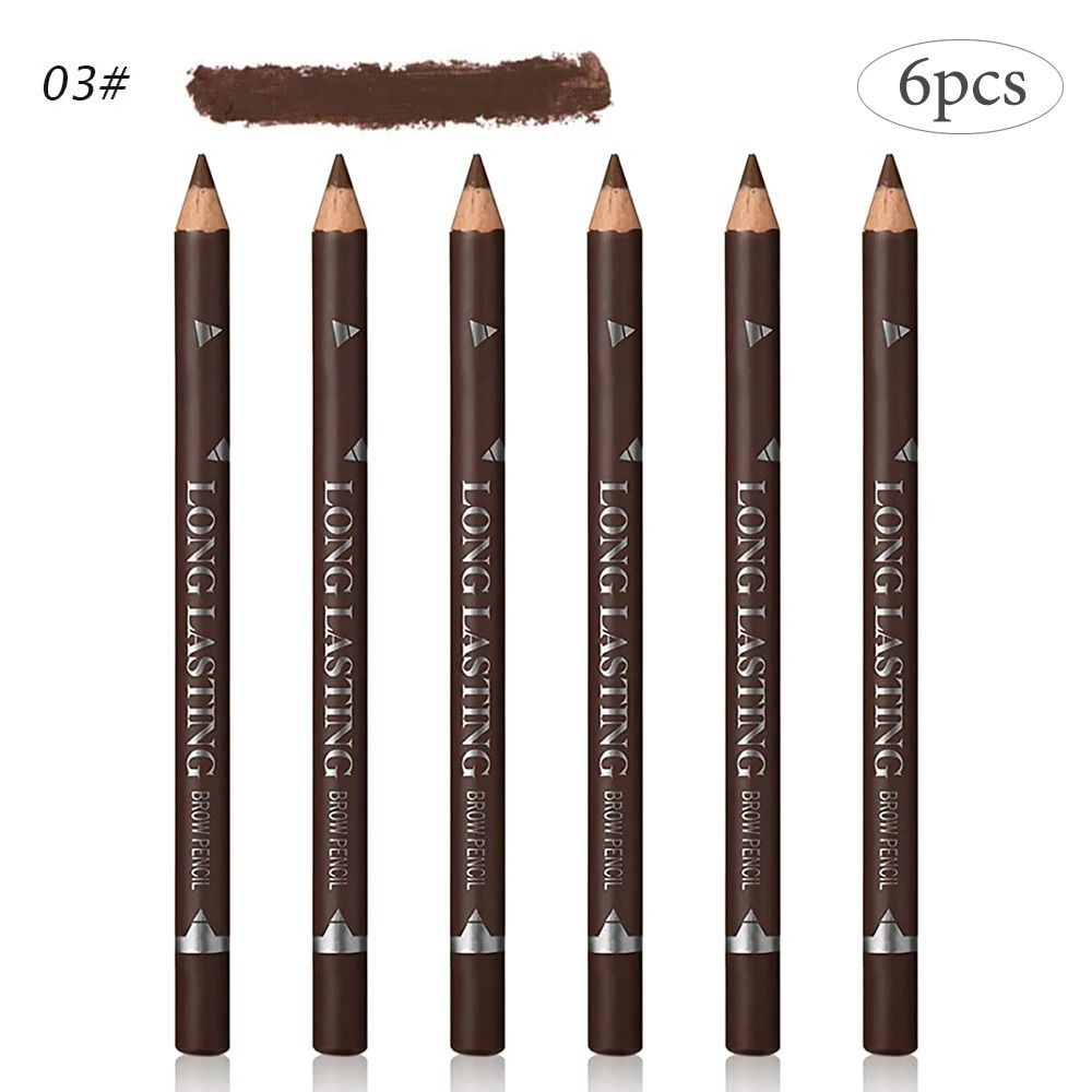 6pcs Brown 03 상자 없음