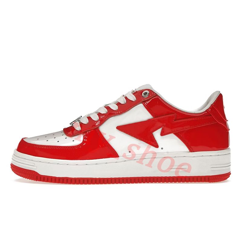 # 36-47 Patent Leather White Red