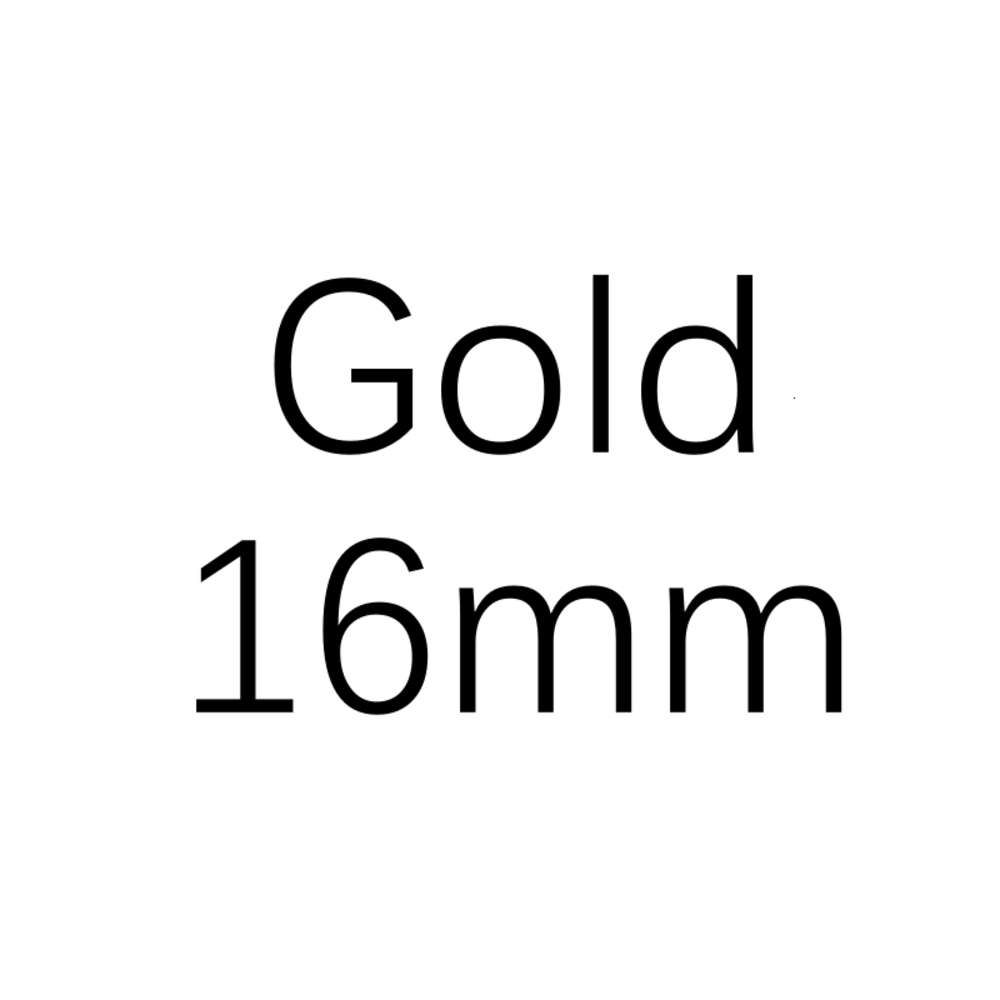 Gold 16 mm-22 Zoll