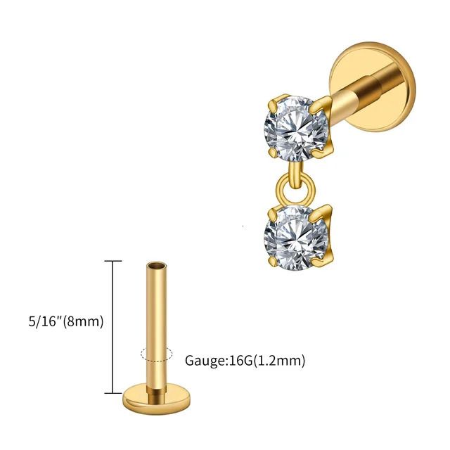 Guld 1.2x8mm