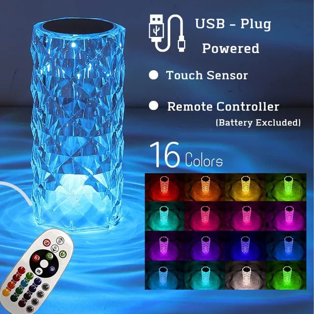 RGB 16 Renkli Uzaktan USB Fişi