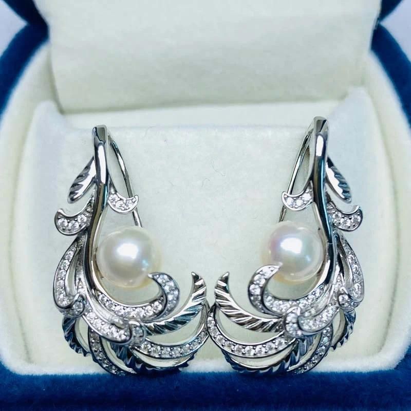 S925 Platinum Pearl 7-8mm China