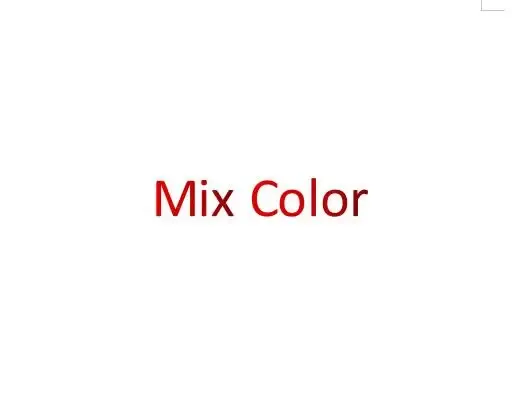 Mix color