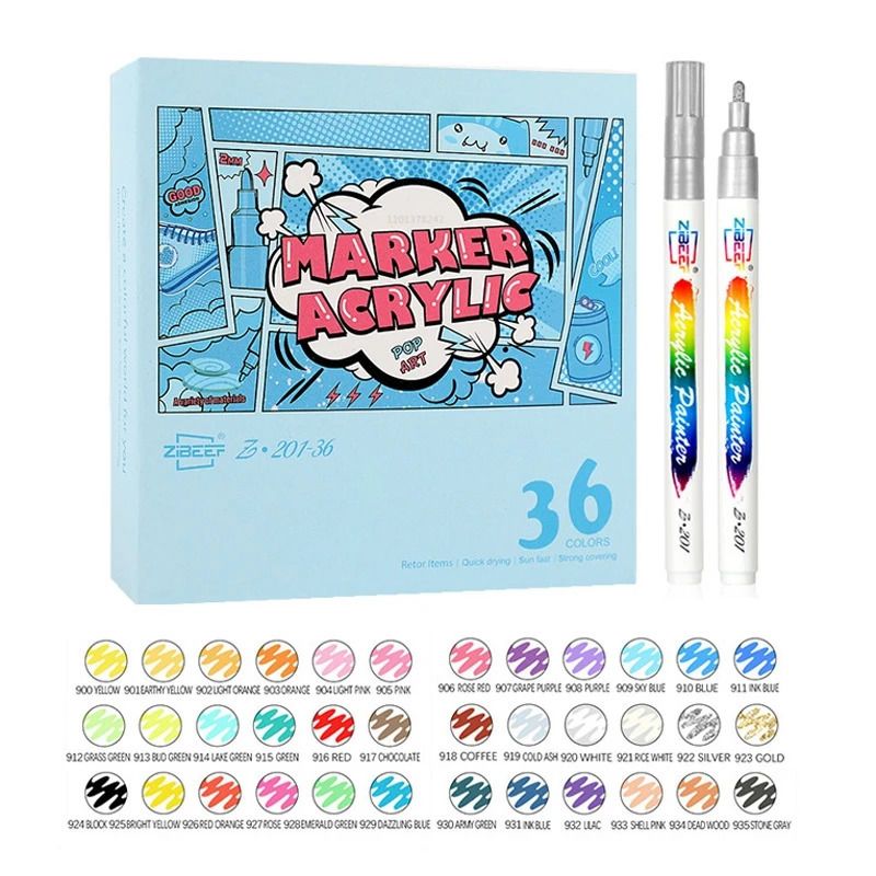 36 Colors Markers