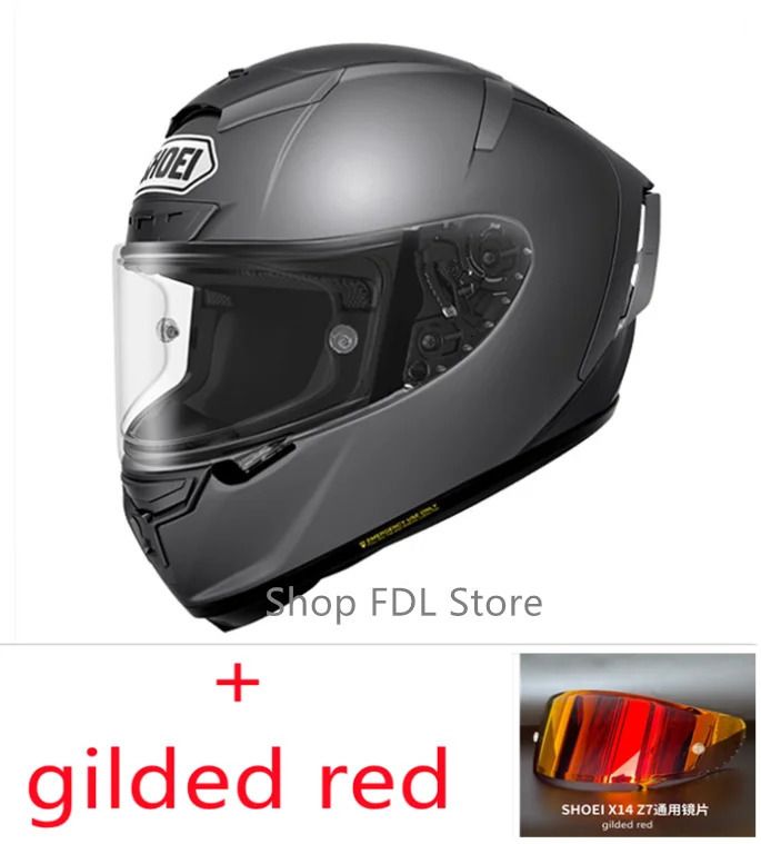 Gilded Red Visor-S