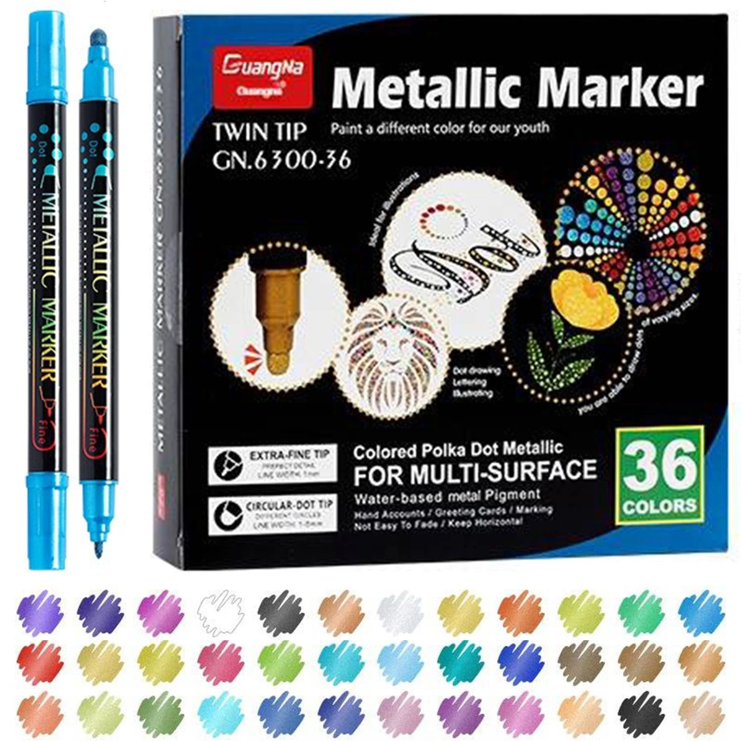 Metallic Pen 36 Pcs