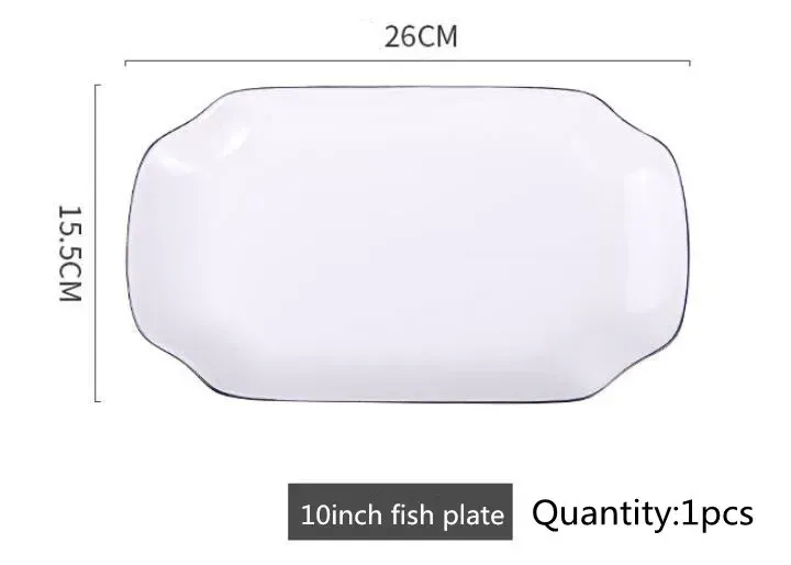 26.4cm fish plate